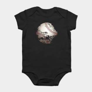 Baseball under construction Baby Bodysuit